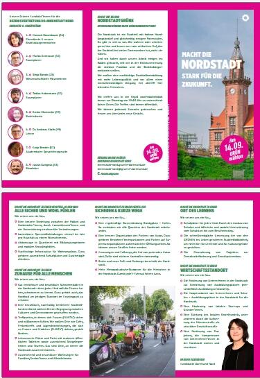 Flyer Kommunalwahl 2025 OV Nord