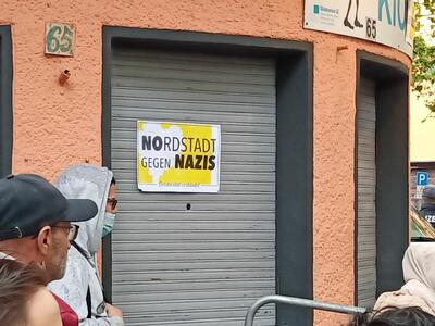 Plakat Nordstadt gegen Nazis 4.7.21