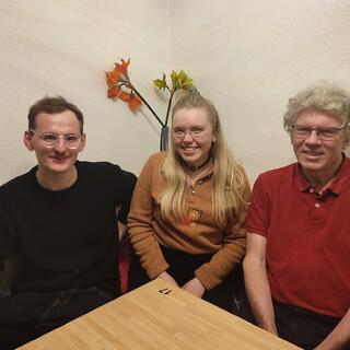 neuer OV-Vorstand: Justus, Sinja, Hans-Georg