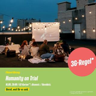 Sharepic Film Humaity on Trial